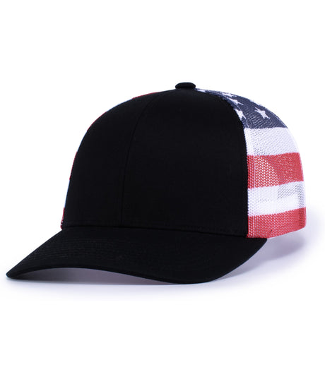 Pacific Headwear Printed Trucker Cap Unisex Accessories Hats & Caps
