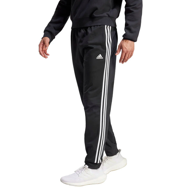 adidas Men's Essentials Warm-Up Tapered 3-Stripes Tracksuit Pants-2