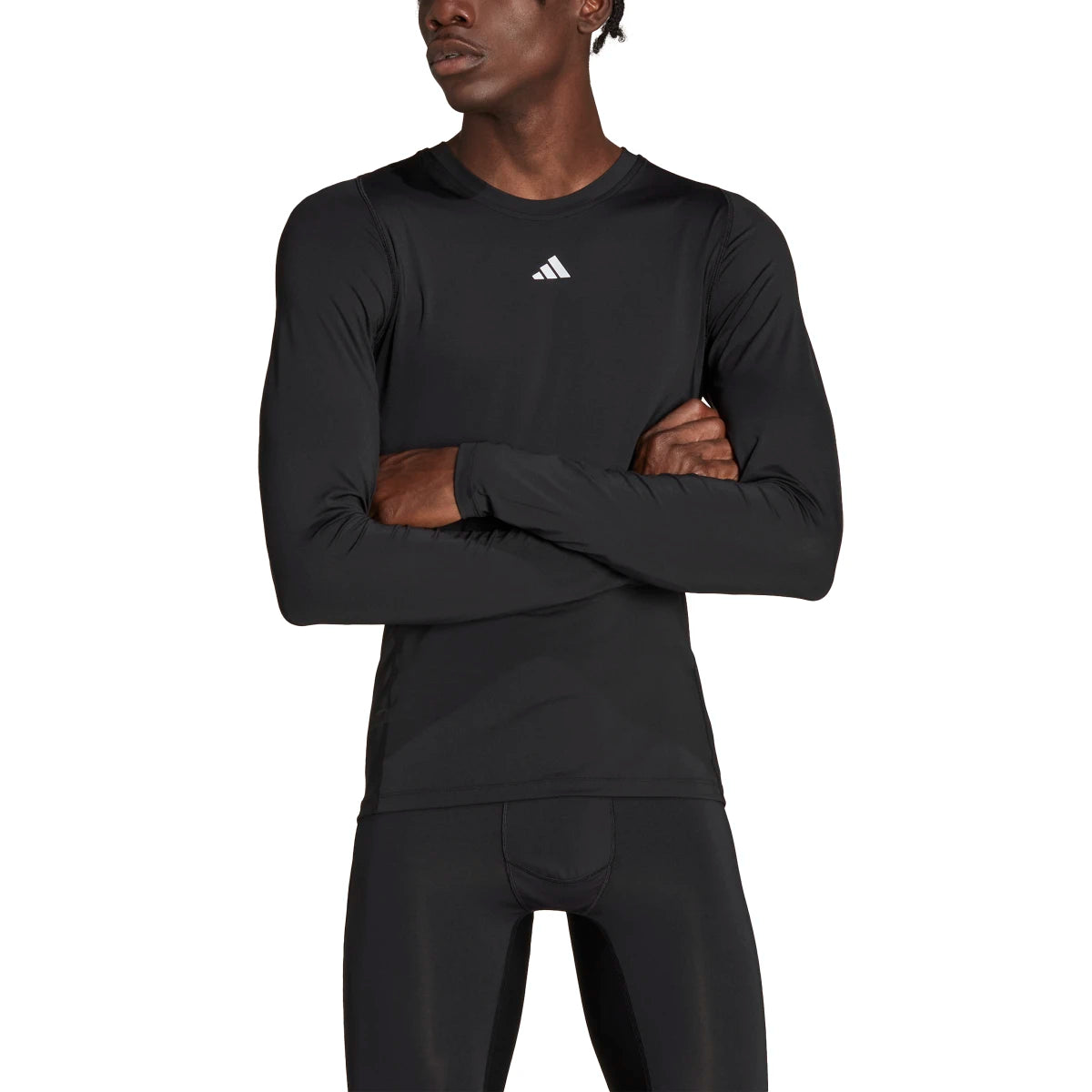 adidas Men's Techfit Aeroready Long-Sleeve Training Tee (Tall)