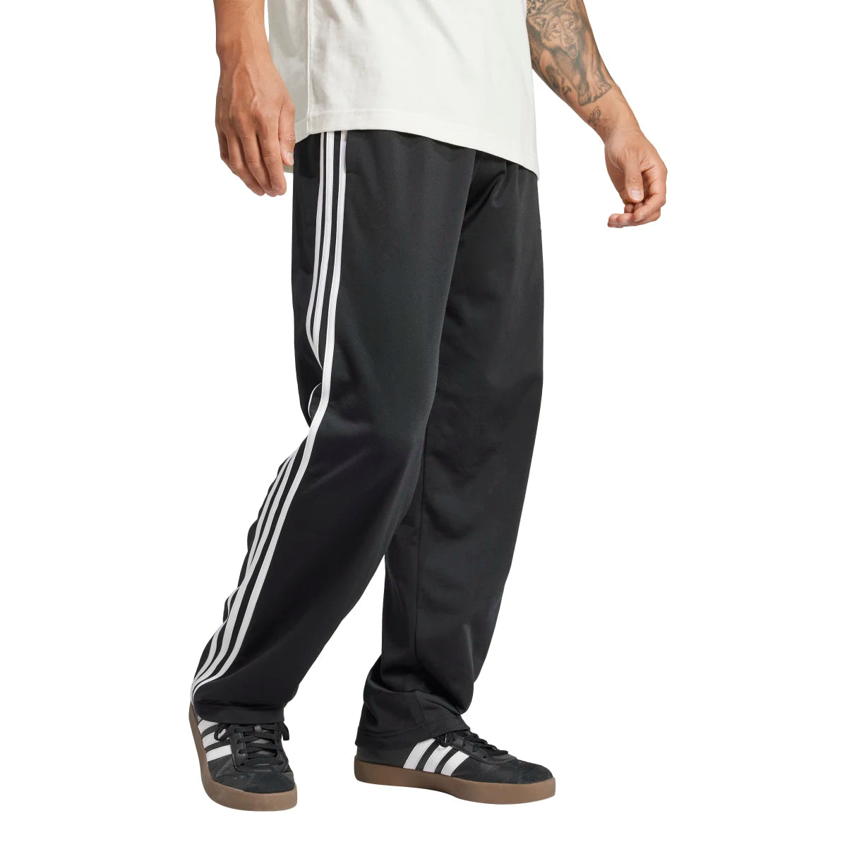 adidas Men's Essentials 3-Stripes Open Hem Pants Mens Apparel Pants & Sweatpants