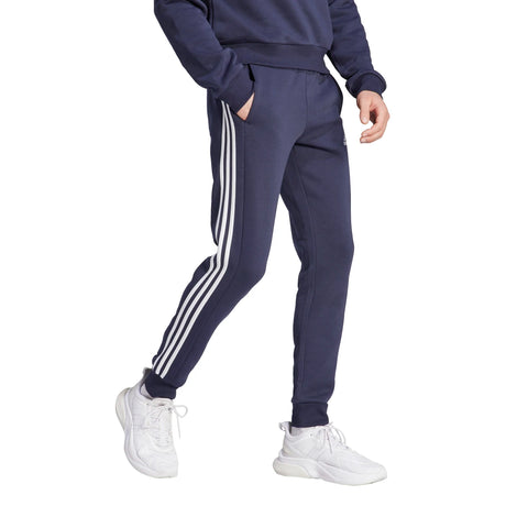 adidas Men's Essentials Tapered 3-Stripes Fleece Pants Mens Apparel Pants & Sweatpants