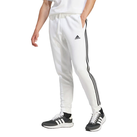 adidas Men's Essentials Tapered 3-Stripes Fleece Pants Mens Apparel Pants & Sweatpants