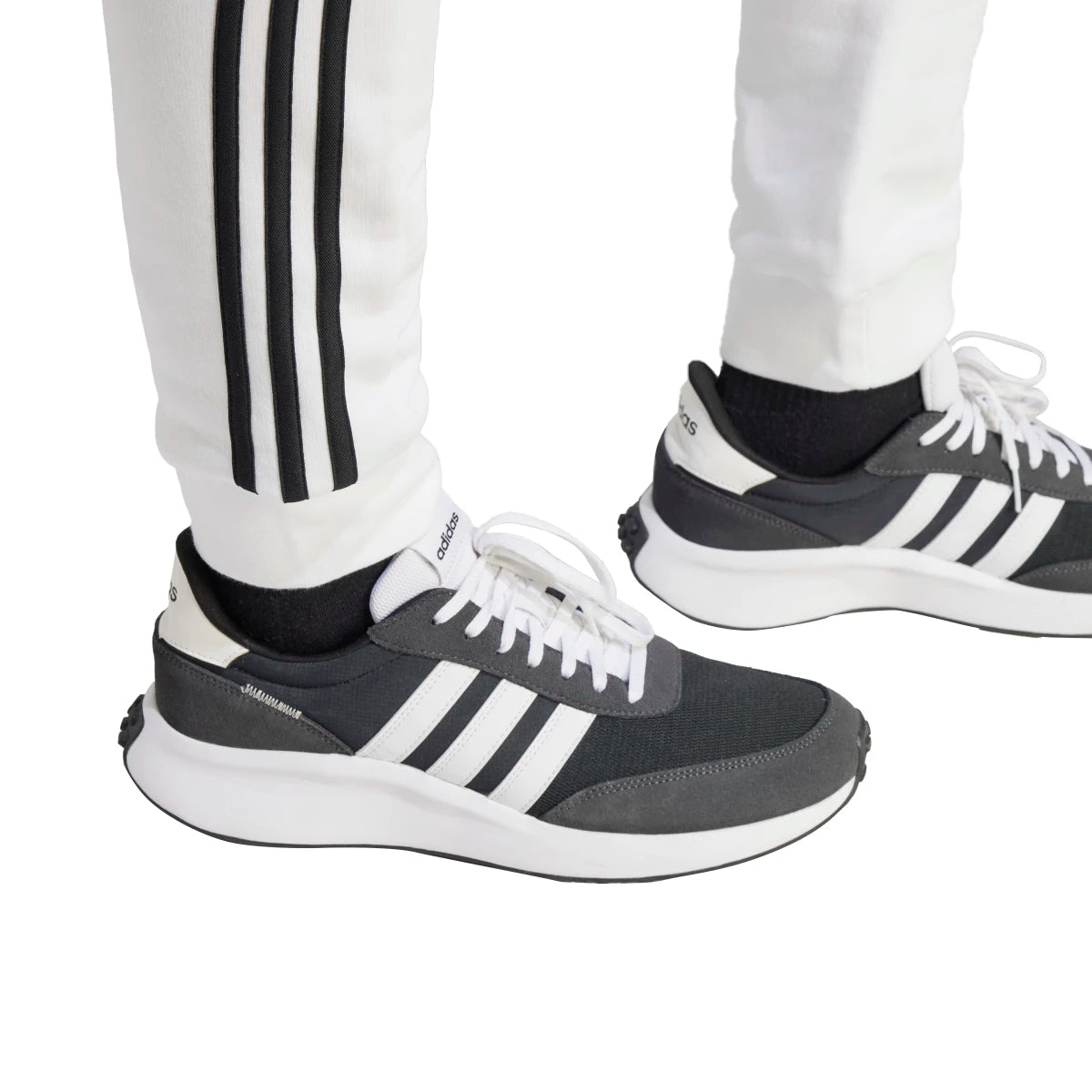 adidas Men's Essentials Tapered 3-Stripes Fleece Pants Mens Apparel Pants & Sweatpants
