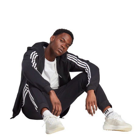 adidas Men's Essentials Tapered 3-Stripes Fleece Pants Mens Apparel Pants & Sweatpants