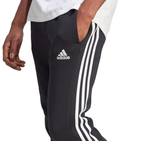 adidas Men's Essentials Tapered 3-Stripes Fleece Pants Mens Apparel Pants & Sweatpants
