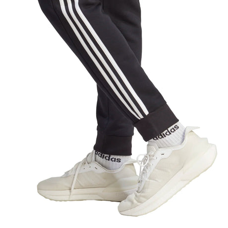 adidas Men's Essentials Tapered 3-Stripes Fleece Pants Mens Apparel Pants & Sweatpants