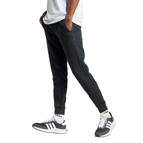 adidas Men's Essentials Tapered 3-Stripes Fleece Pants Mens Apparel Pants & Sweatpants