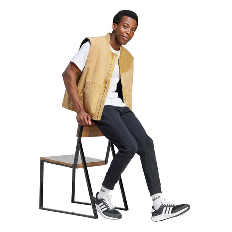 adidas Men's Essentials Tapered 3-Stripes Fleece Pants Mens Apparel Pants & Sweatpants