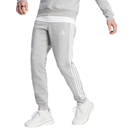 adidas Men's Essentials Tapered 3-Stripes Fleece Pants Mens Apparel Pants & Sweatpants
