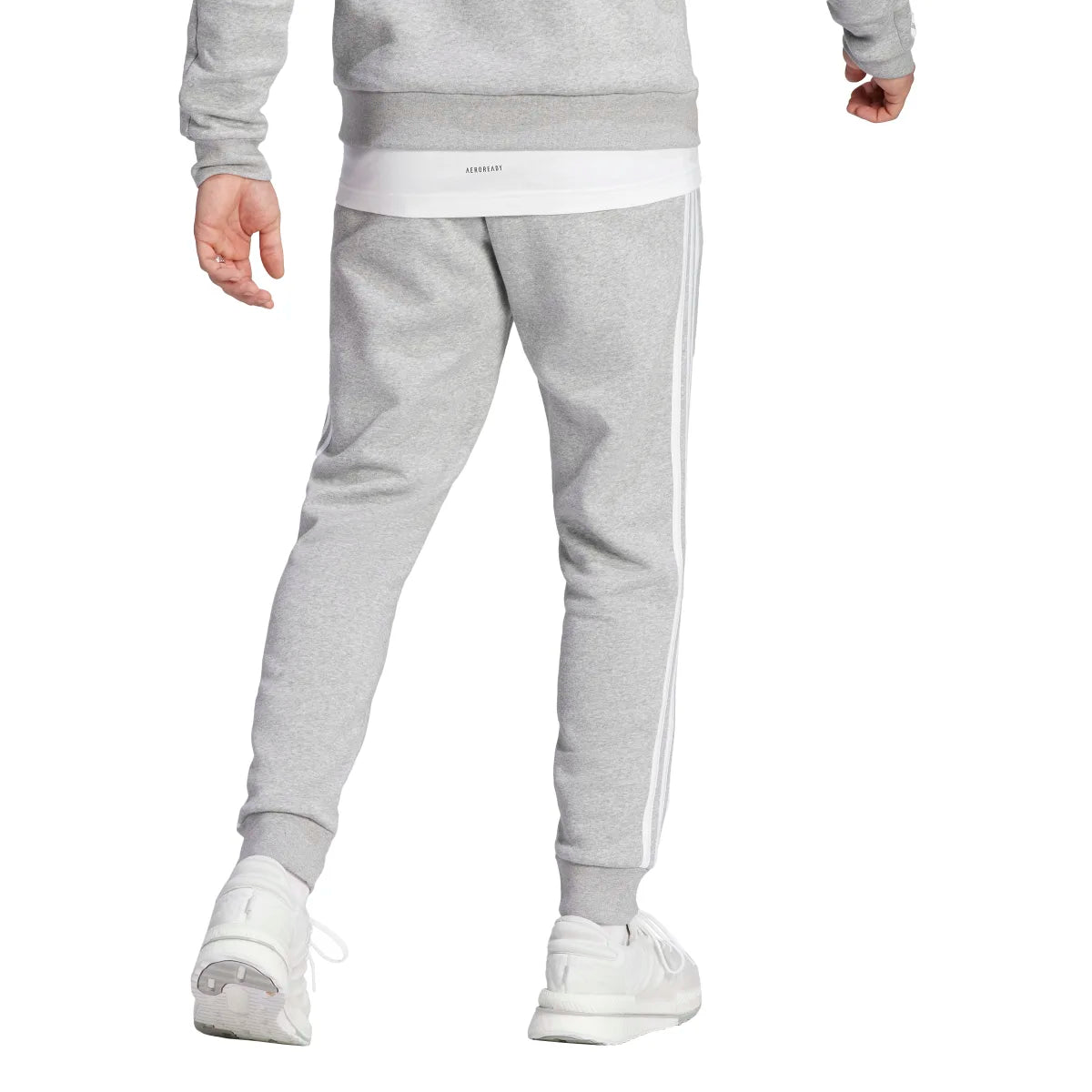 adidas Men's Essentials Tapered 3-Stripes Fleece Pants Mens Apparel Pants & Sweatpants