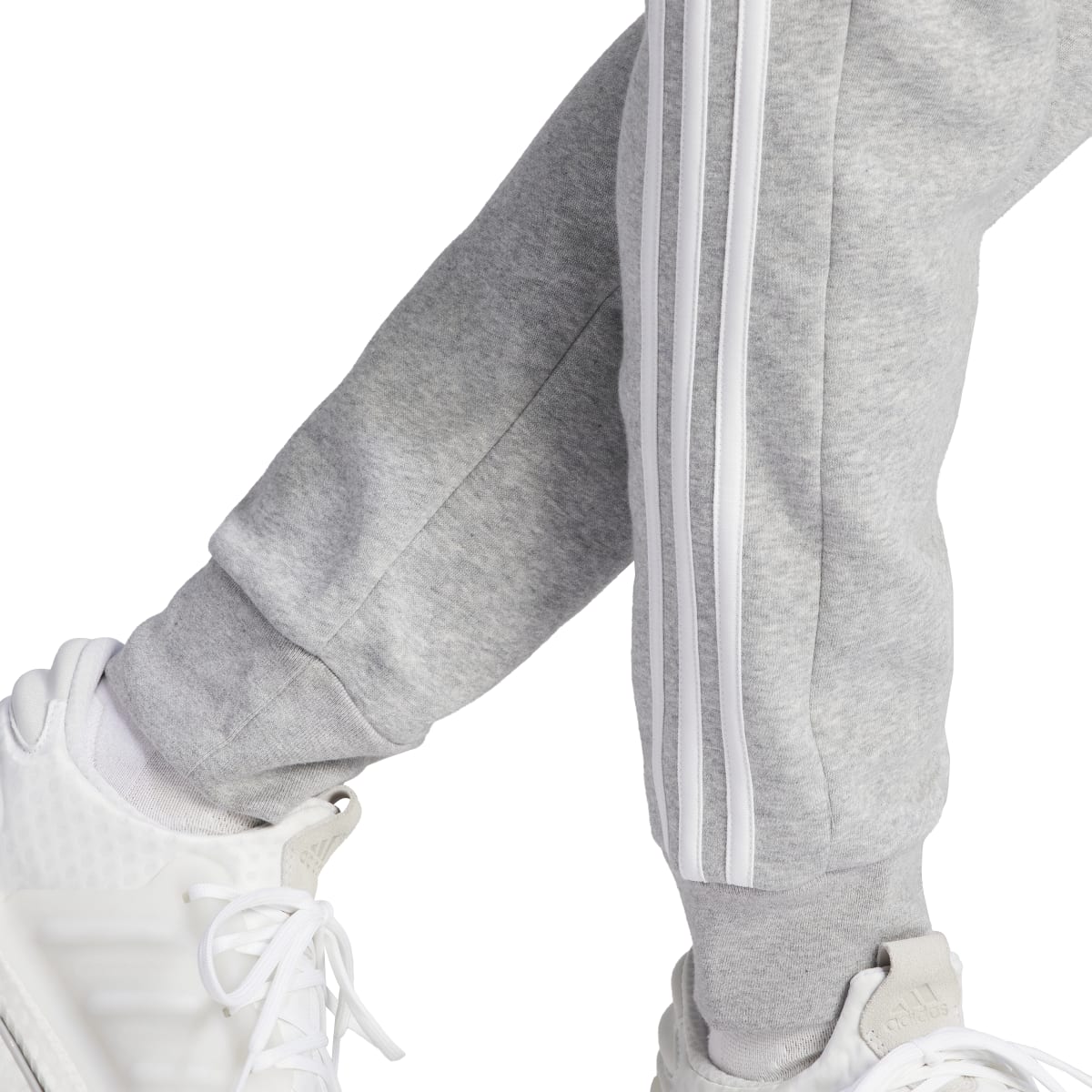 adidas Men's Essentials Tapered 3-Stripes Fleece Pants Mens Apparel Pants & Sweatpants