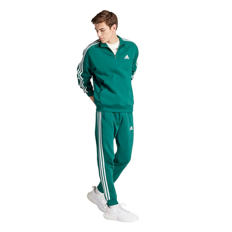 adidas Men's Essentials Tapered 3-Stripes Fleece Pants Mens Apparel Pants & Sweatpants