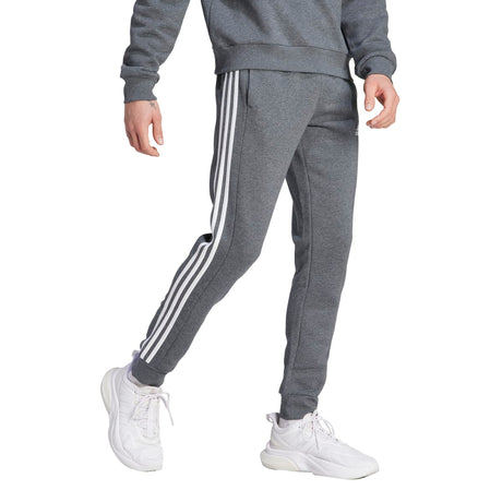 adidas Men's Essentials Tapered 3-Stripes Fleece Pants Mens Apparel Pants & Sweatpants