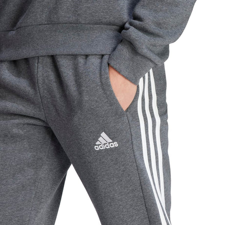 adidas Men's Essentials Tapered 3-Stripes Fleece Pants Mens Apparel Pants & Sweatpants