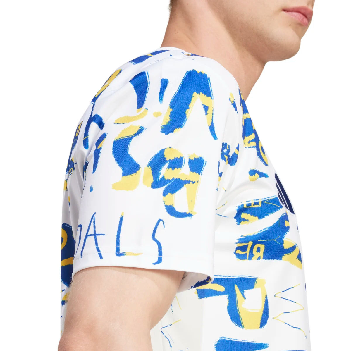adidas Men's MLS Kick Childhood Cancer Pre-Match Soccer Jersey Soccer Uniforms & Apparel All