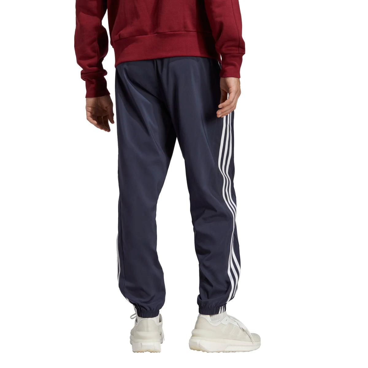adidas Men's Aeroready Essentials Elasticated Cuff Woven 3-Stripes Pants-3