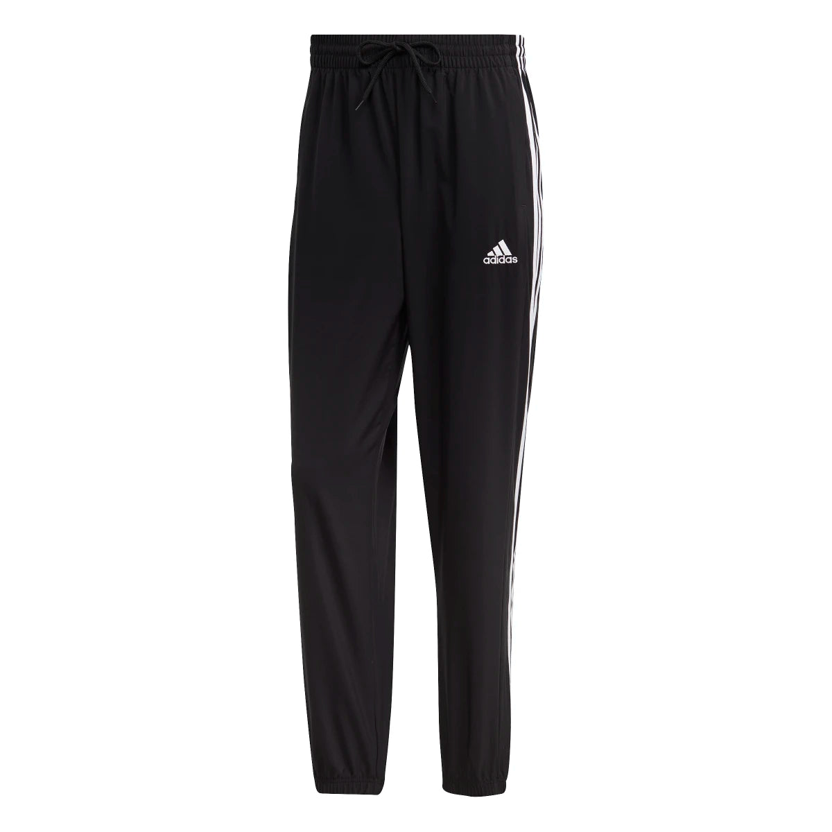 adidas Men's Aeroready Essentials Elasticated Cuff Woven 3-Stripes Pants-1