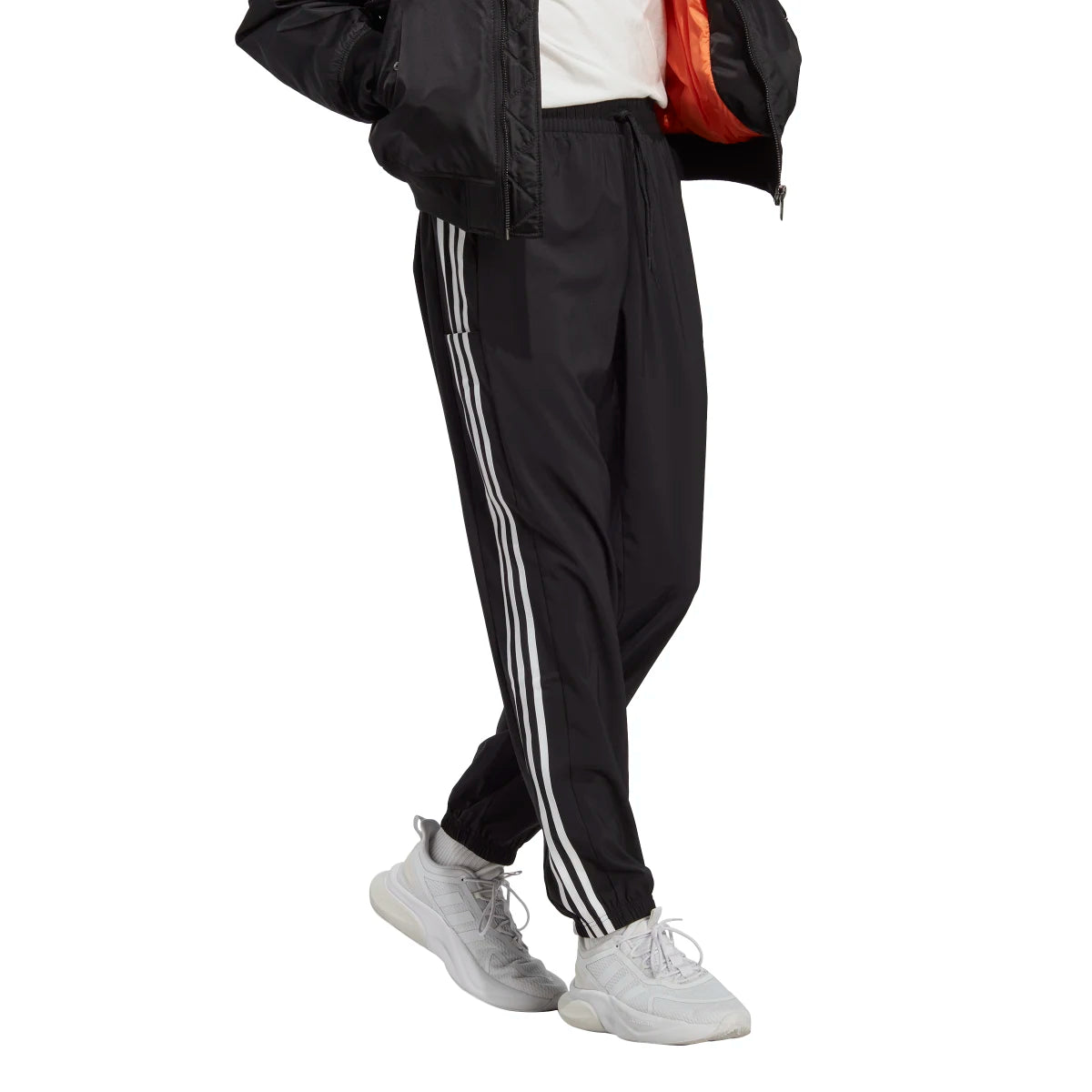 adidas Men's Aeroready Essentials Elasticated Cuff Woven 3-Stripes Pants-4