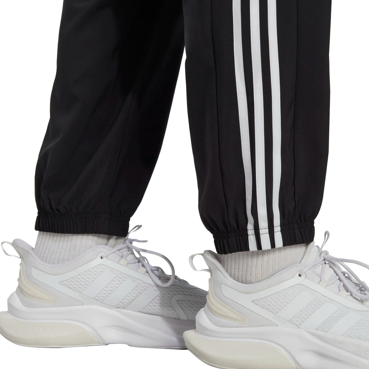 adidas Men's Aeroready Essentials Elasticated Cuff Woven 3-Stripes Pants-6