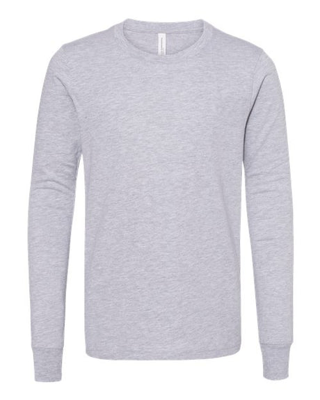 BELLA + CANVAS Youth Heather CVC Long Sleeve Tee Youth Apparel Shirts & Tops