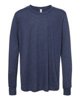 BELLA + CANVAS Youth Heather CVC Long Sleeve Tee Youth Apparel Shirts & Tops