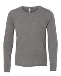BELLA + CANVAS Youth Triblend Long Sleeve Tee