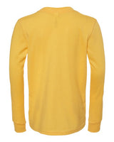 BELLA + CANVAS Youth Heather CVC Long Sleeve Tee Youth Apparel Shirts & Tops