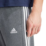adidas Men's Essentials 3-Stripes Open Hem Fleece Joggers Tall Mens Apparel Pants & Sweatpants
