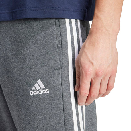 adidas Men's Essentials 3-Stripes Open Hem Fleece Joggers Tall Mens Apparel Pants & Sweatpants