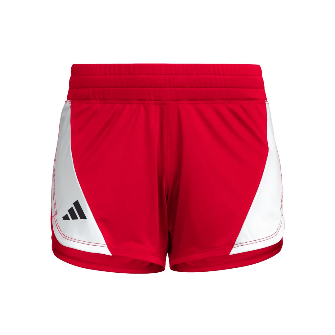 Red adidas shorts womens shop