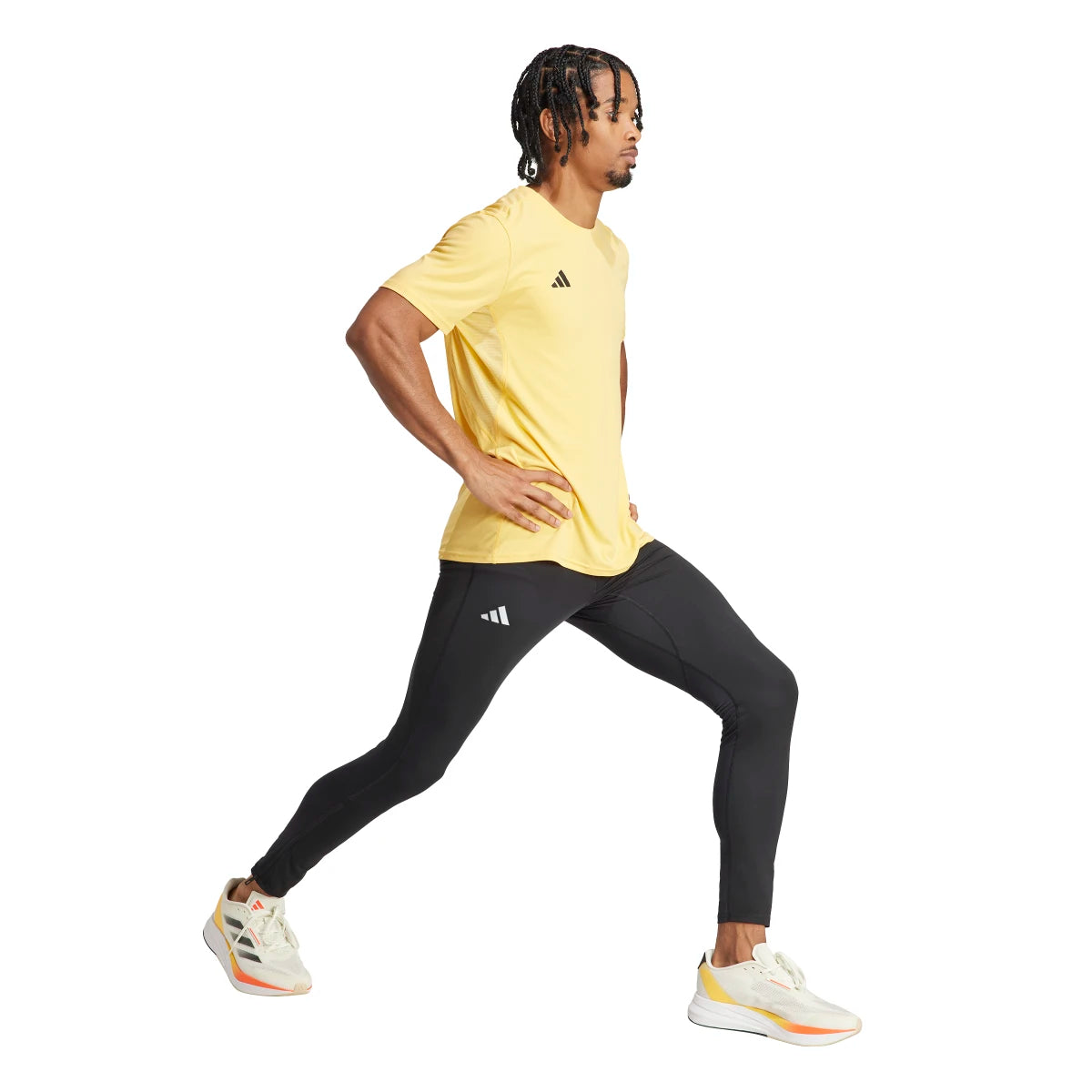adidas Men's Adizero Essentials Long Running Tights Mens Apparel Pants & Sweatpants