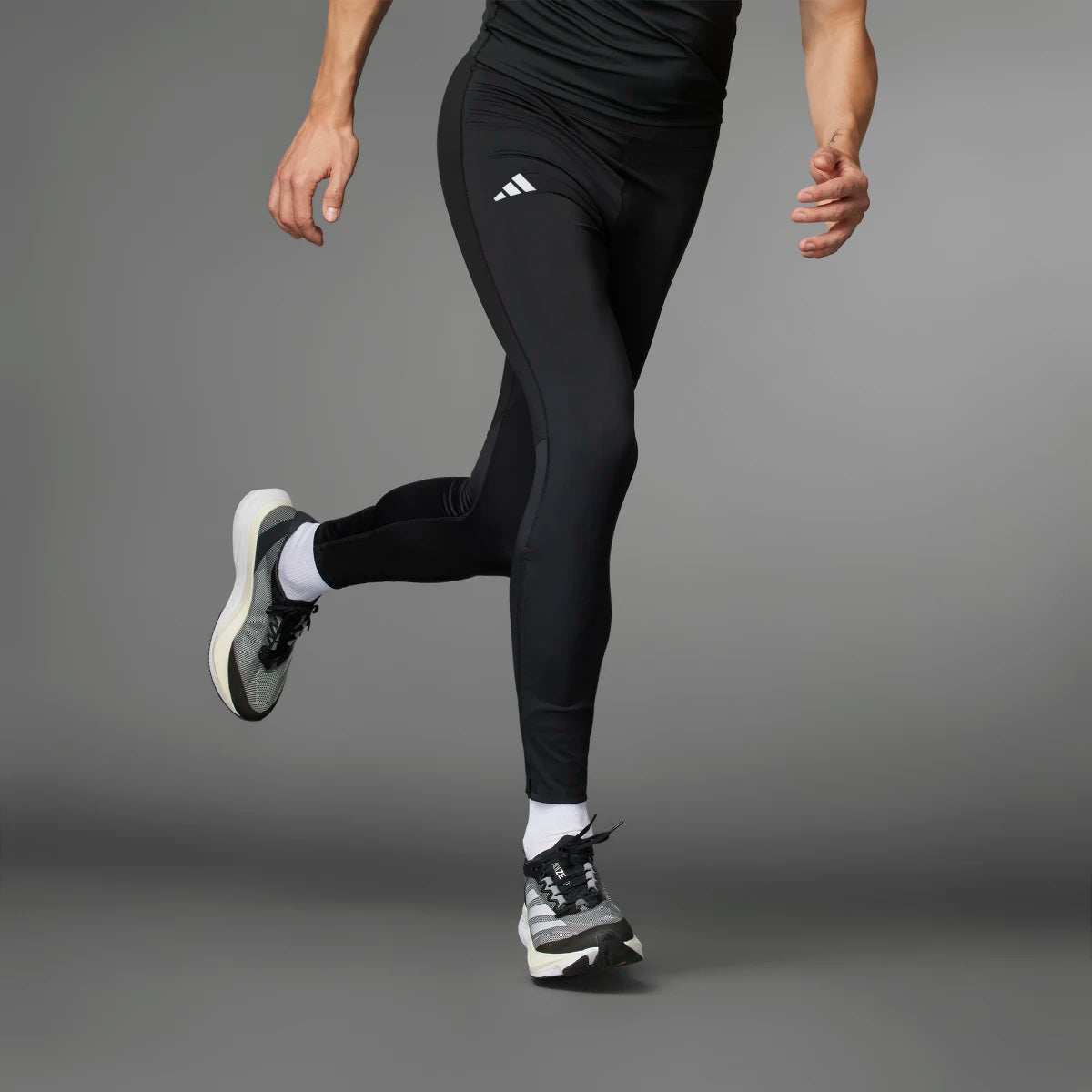 adidas Men's Adizero Essentials Long Running Tights Mens Apparel Pants & Sweatpants