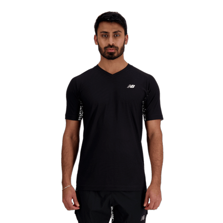 New Balance Men's SS Jacquard BP Tee Mens Apparel Shirts & Tops