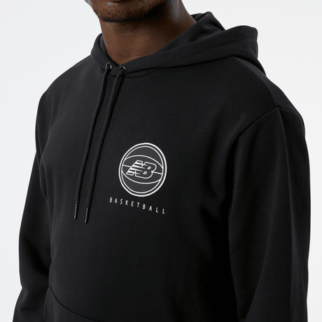 New Balance Men's Hoops Essential Hoodie Mens Apparel Sweatshirts & Fleece