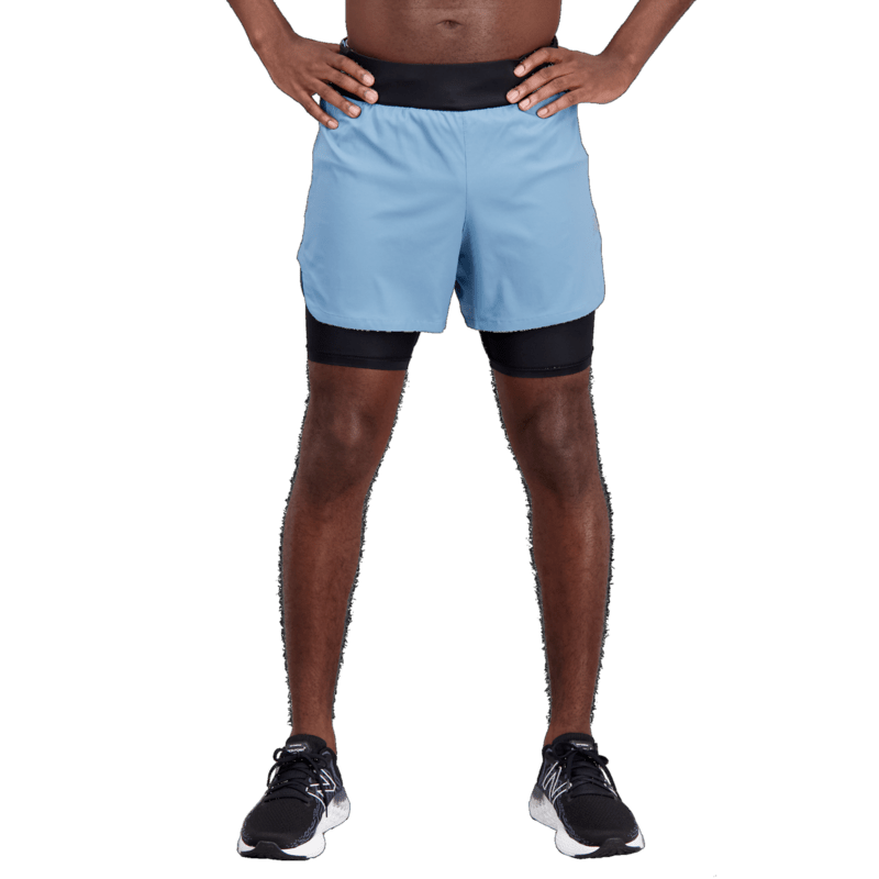 New Balance Men's Q Speed Fuel 2 in 1 5 inch Short Mens Apparel Shorts