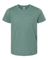 BELLA + CANVAS Youth Boy's Heather CVC Tee