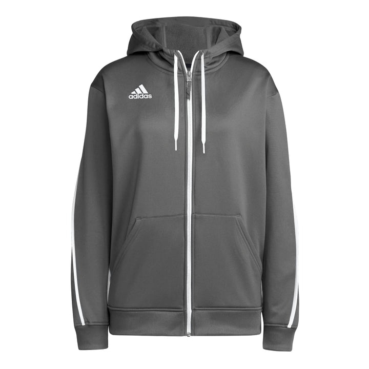 adidas Men's SLA Full Zip Hooded Training Jacket Mens Apparel Jackets & Vests