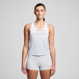 Saucony Women's Endorphin Singlet SAW800493 Womens Apparel Shirts & Tops
