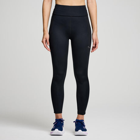 Saucony Women's Fortify Crop Tight SAW800452 Womens Apparel Pants & Sweatpants