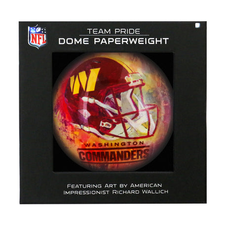Sporticulture Washington Commanders Domed Paperweight Fan Gear NFL Washington Commanders