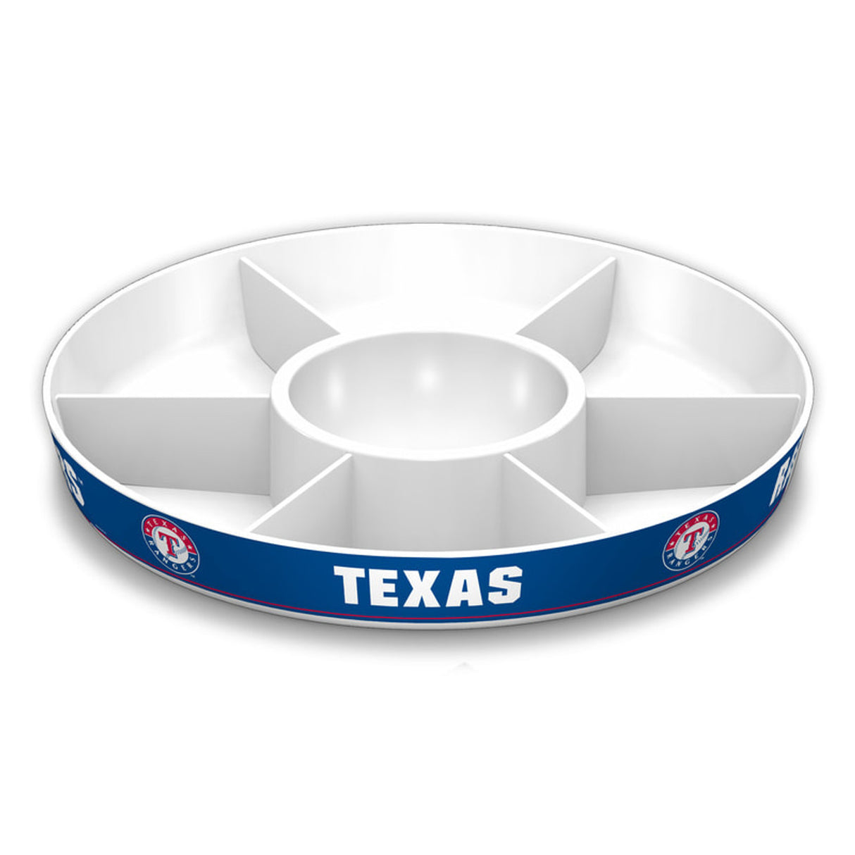 Fremont Die Texas Rangers Party Platter Fan Gear MLB Texas Rangers
