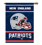 Fremont Die New England Patriots 2 Sided Banner Style House Flag 28x40 Fan Gear NFL New England Patriots
