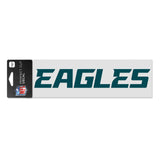 Wincraft Philadelphia Eagles Color Wordmark Perfect Cut Decal 3x10 Fan Gear NFL Philadelphia Eagles