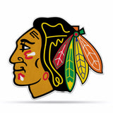 Rico Industries Chicago Blackhawks Pennant Shape Cut Logo Design Fan Gear NHL Chicago Blackhawks