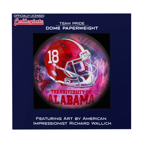 Sporticulture Alabama Crimson Tide Domed Paperweight Fan Gear NCAA Alabama Crimson Tide