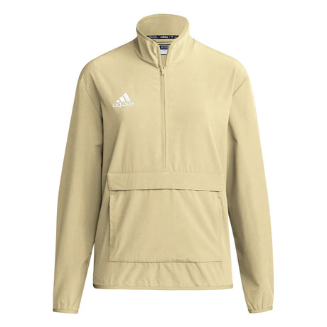 adidas Men's Coach Long Sleeve 1/4 Zip Jacket With Pocket Mens Apparel Jackets & Vests