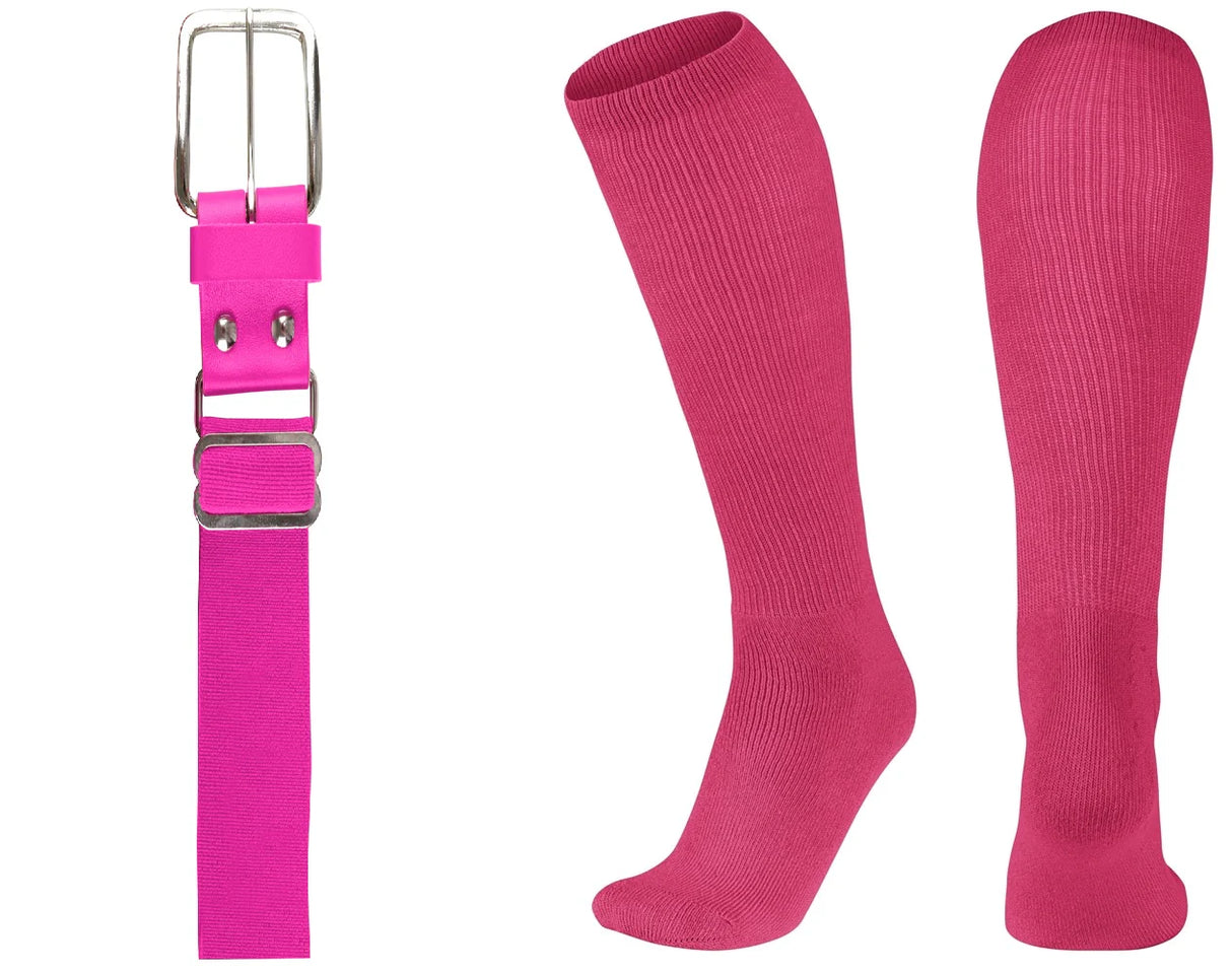 League Outfitters Brute Baseball or Softball Belt/Sock Combo Baseball Socks & Belts All