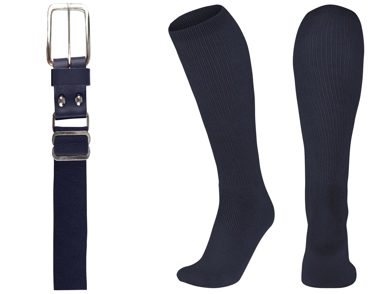 League Outfitters Brute Baseball or Softball Belt/Sock Combo Baseball Socks & Belts All
