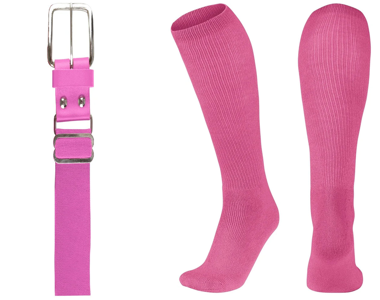 League Outfitters Brute Baseball or Softball Belt/Sock Combo Baseball Socks & Belts All