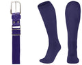 League Outfitters Brute Baseball or Softball Belt/Sock Combo Baseball Socks & Belts All